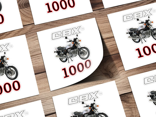 CBX 1000 motorcycle sticker pack for vintage bike enthusiasts