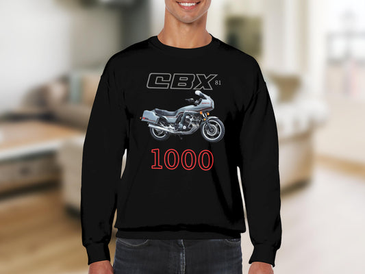Vintage CBX 1000 Motorcycle 1981 Sweatshirt Product