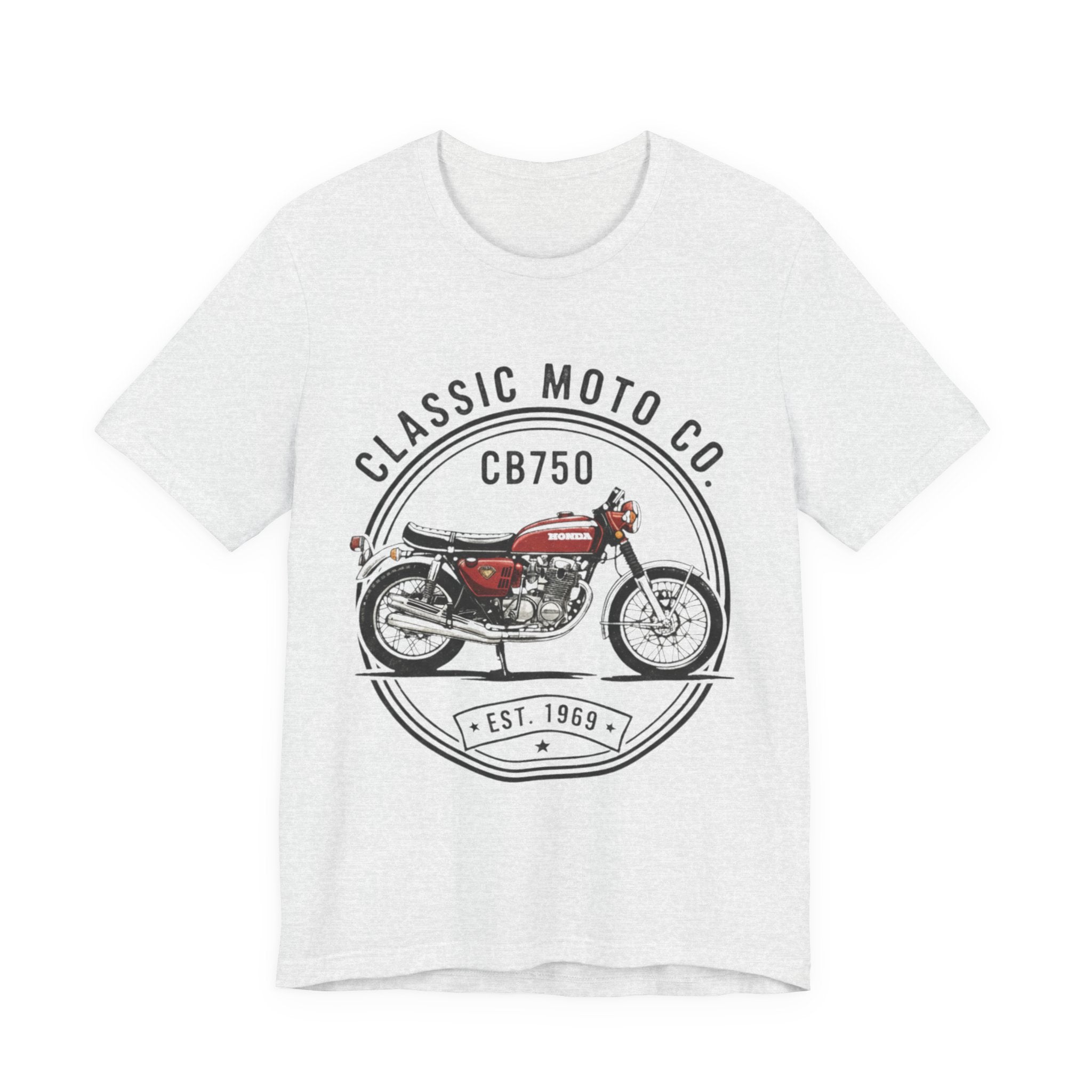 Honda CB750, Classic Moto Co Unisex Tee - Perfect for Riders, Gift for Motorcycle Lovers, Vintage Style Shirt, Casual Wear, Biker Fashion