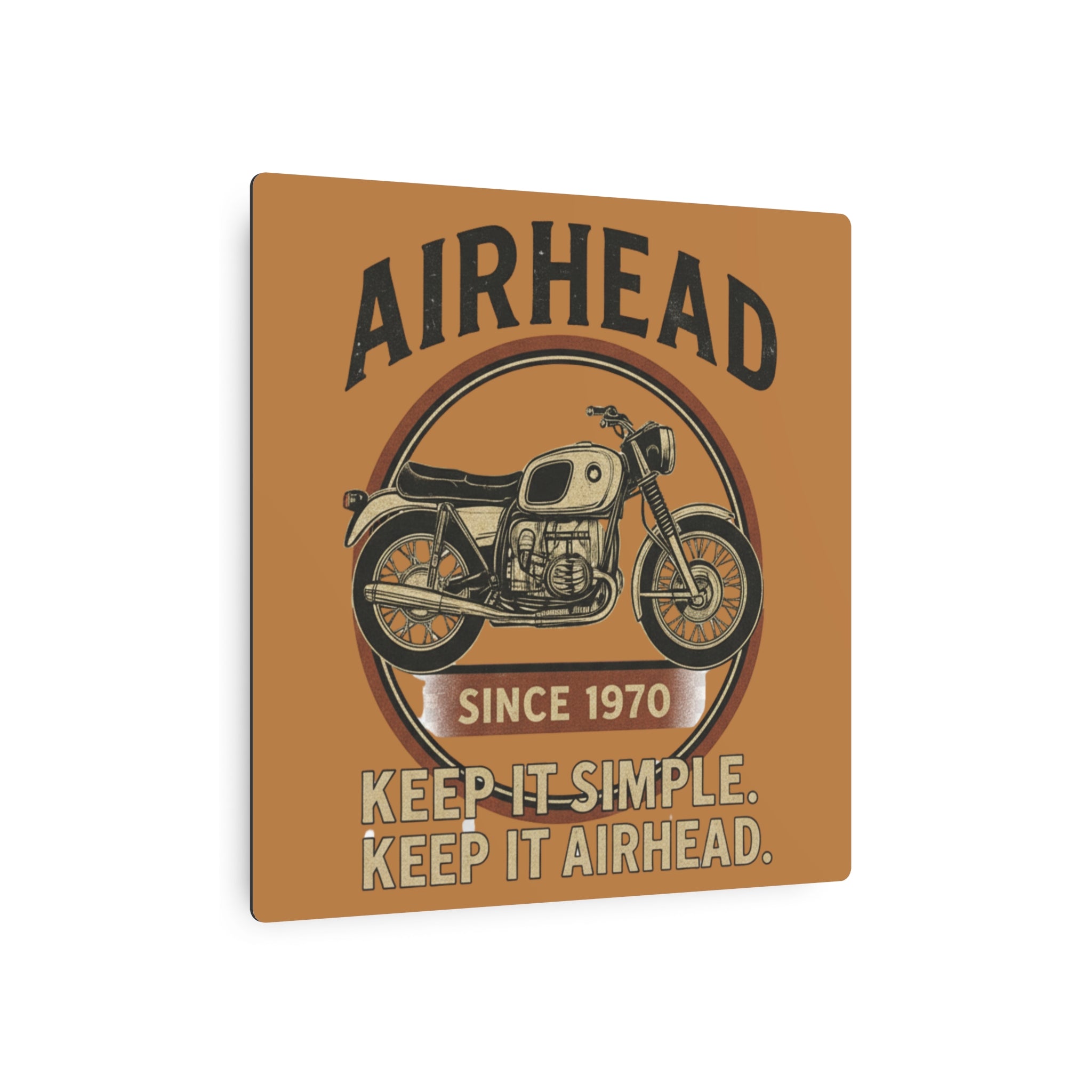 BMW Airhead Motorcycle Metal Art Sign, Wall Decor for Bike Lovers, Garage Decor, Man Cave Art, Gift for Riders