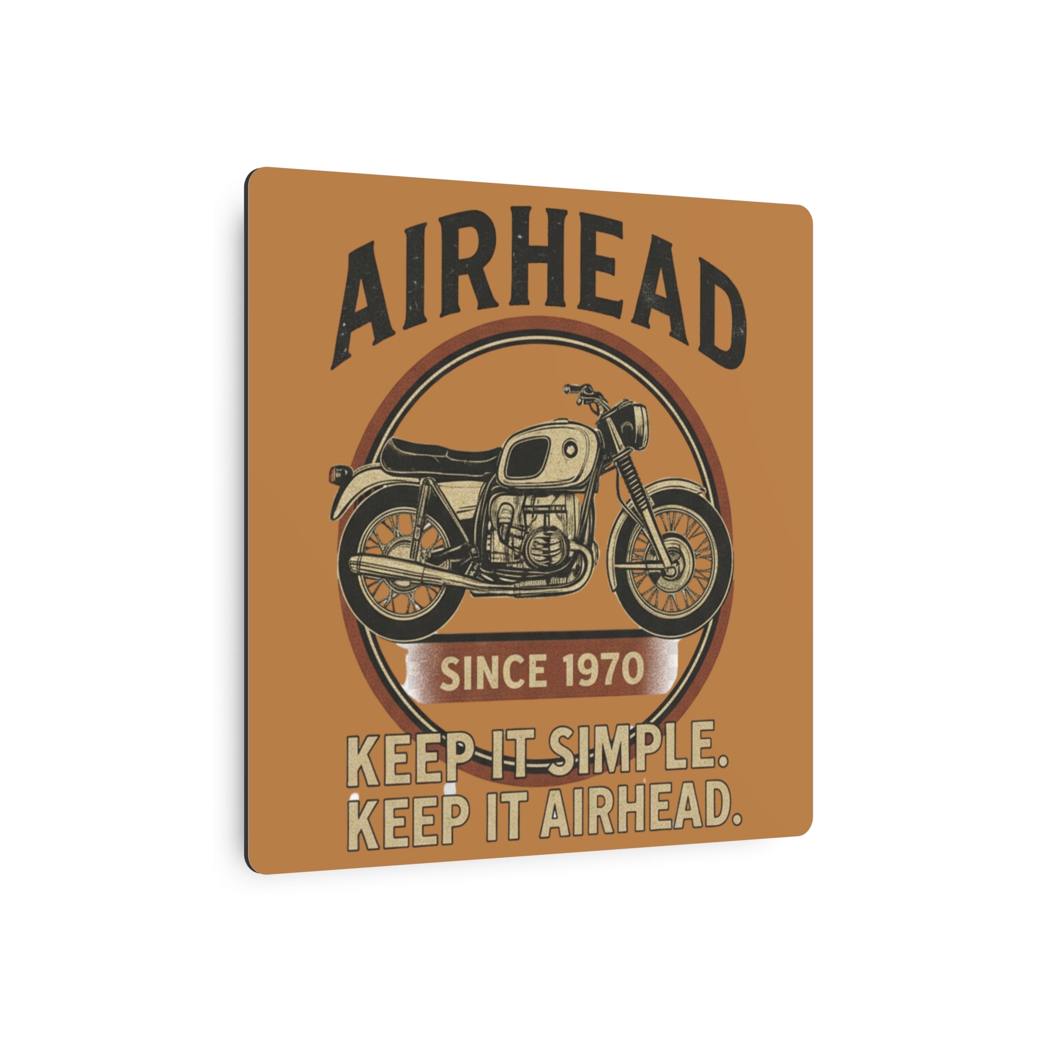 BMW Airhead Motorcycle Metal Art Sign, Wall Decor for Bike Lovers, Garage Decor, Man Cave Art, Gift for Riders