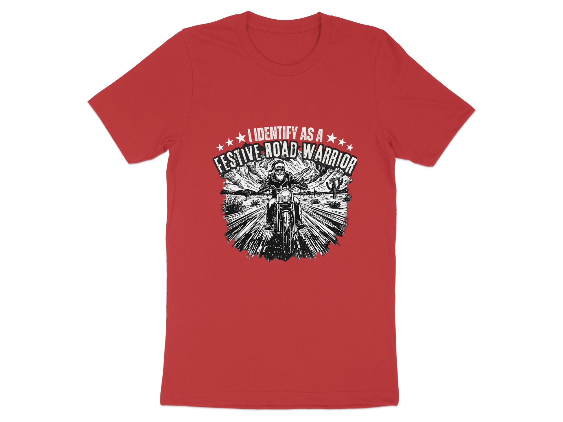I Identify As A Festive Road Warrior T-shirt