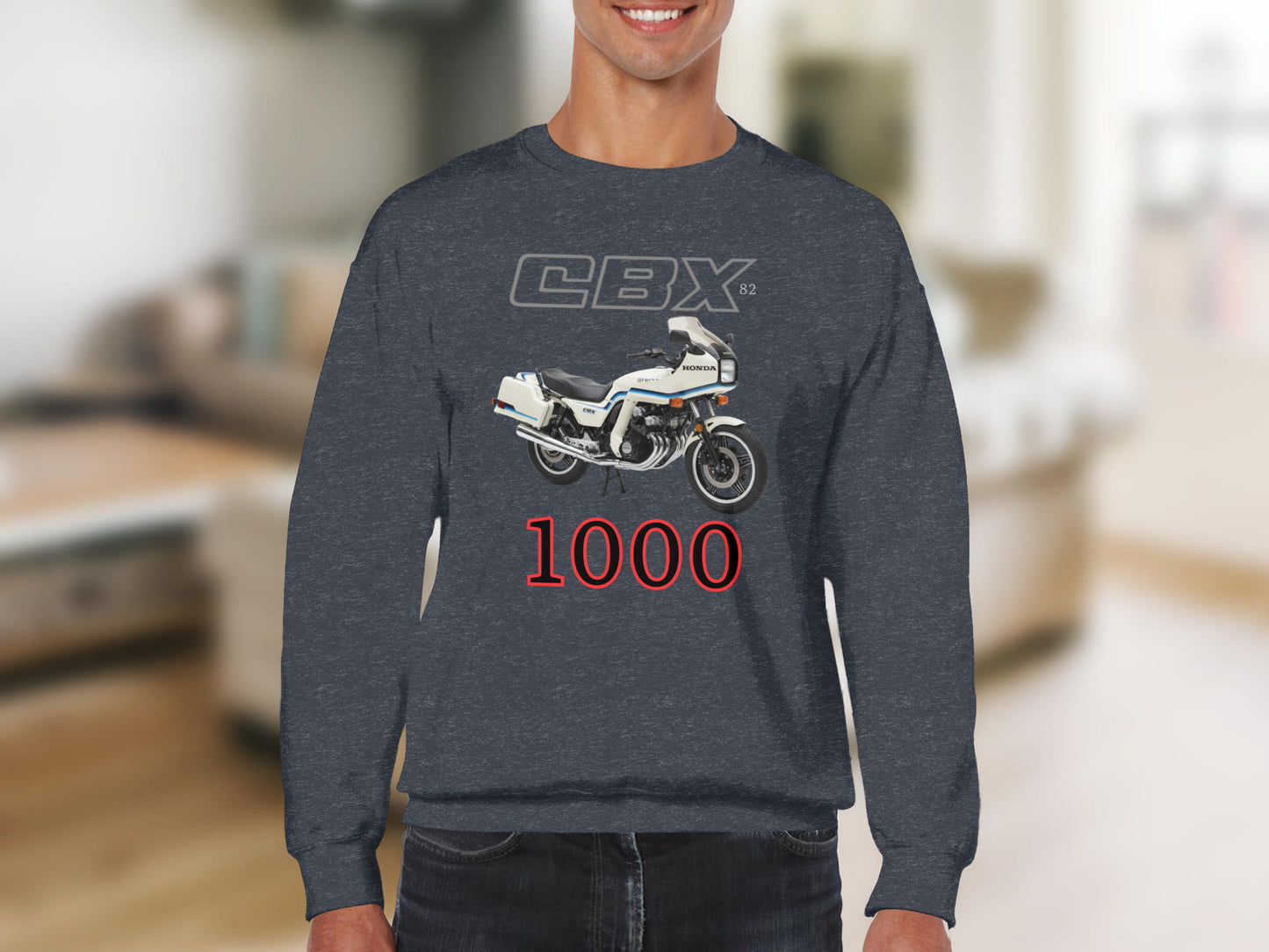 CBX 1000 graphic on a dark colored top