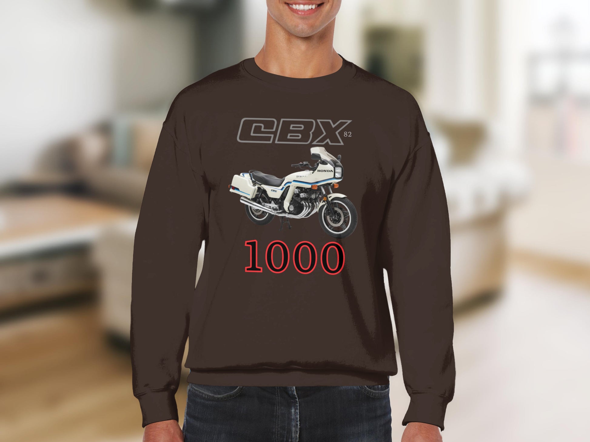 CBX 1000 Classic Motorcycle Graphic Sweatshirt