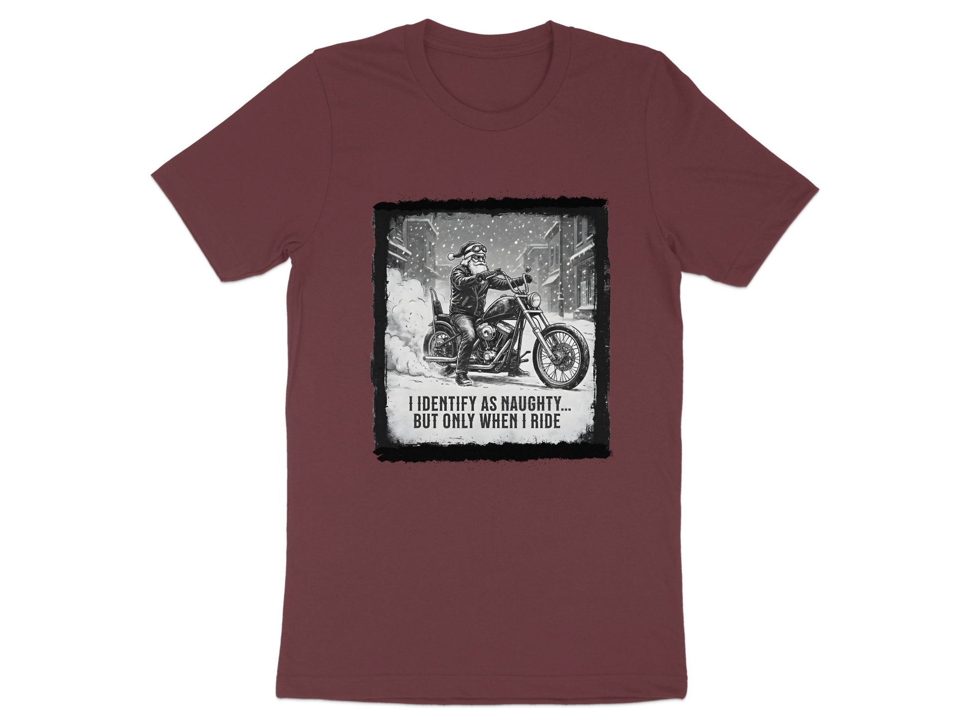 I Identify as Naughty But Only When I Ride Shirt