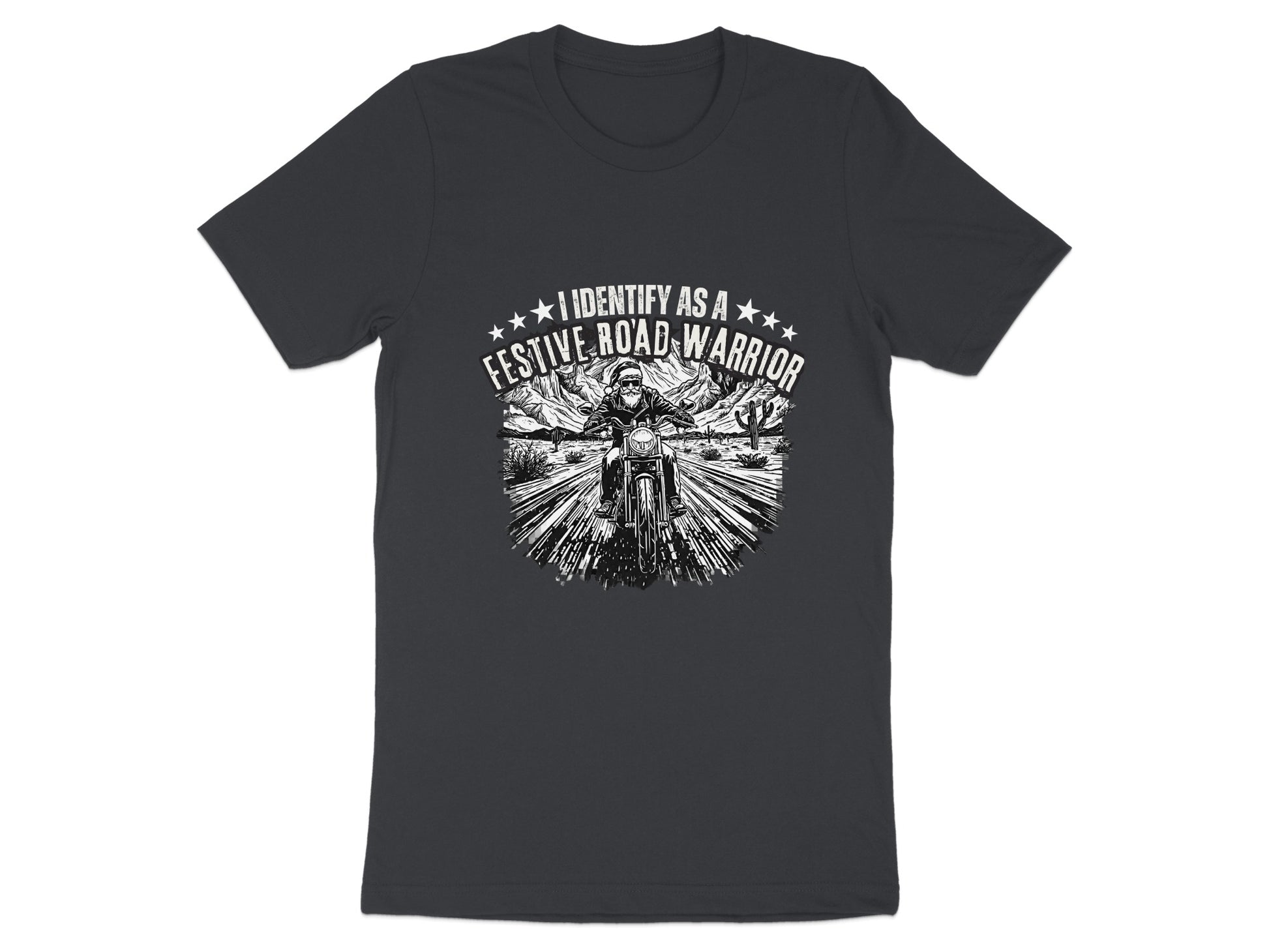 I Identify As A Festive Road Warrior T-shirt