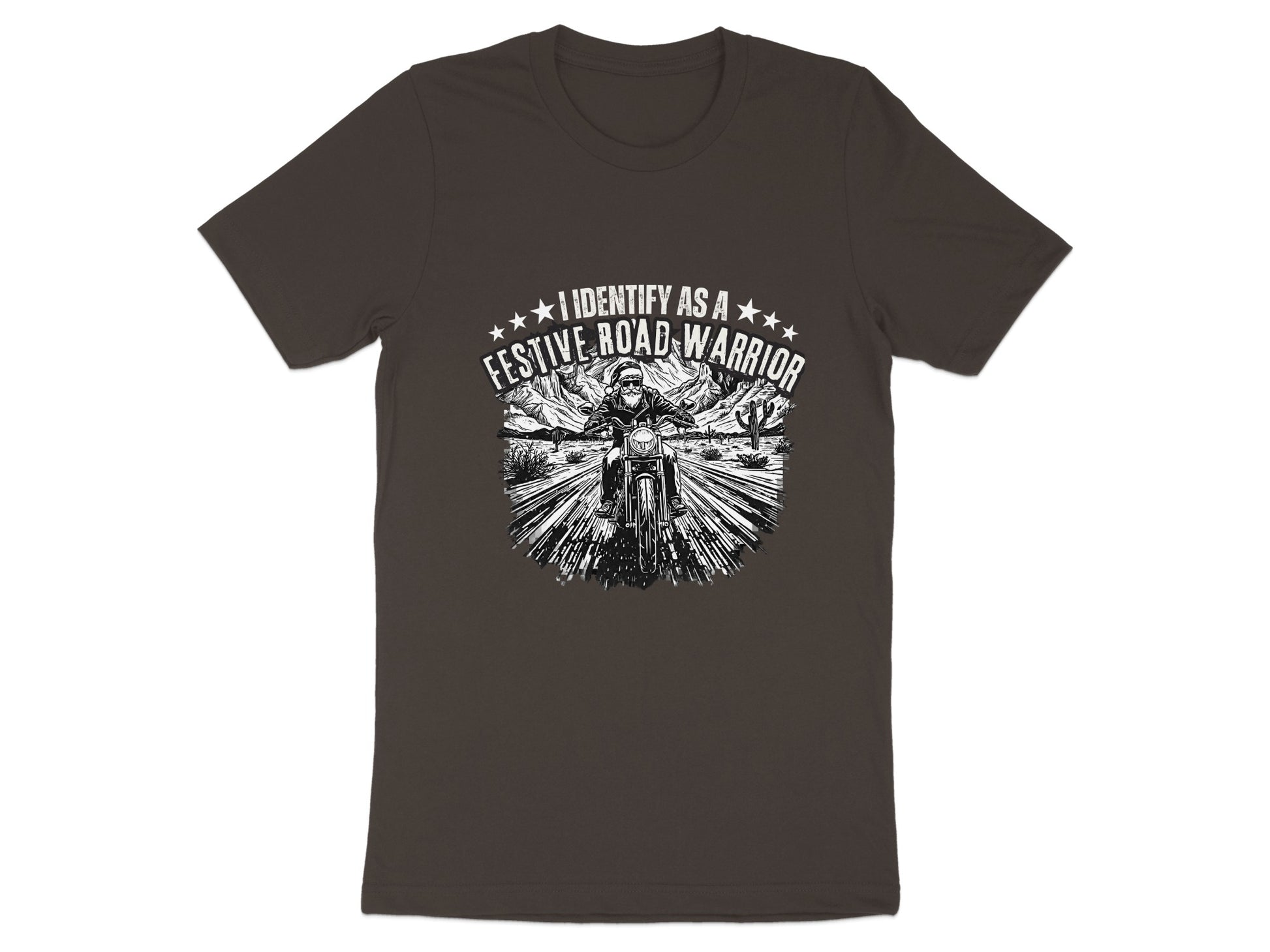 I Identify as a Festive Road Warrior Graphic Tee