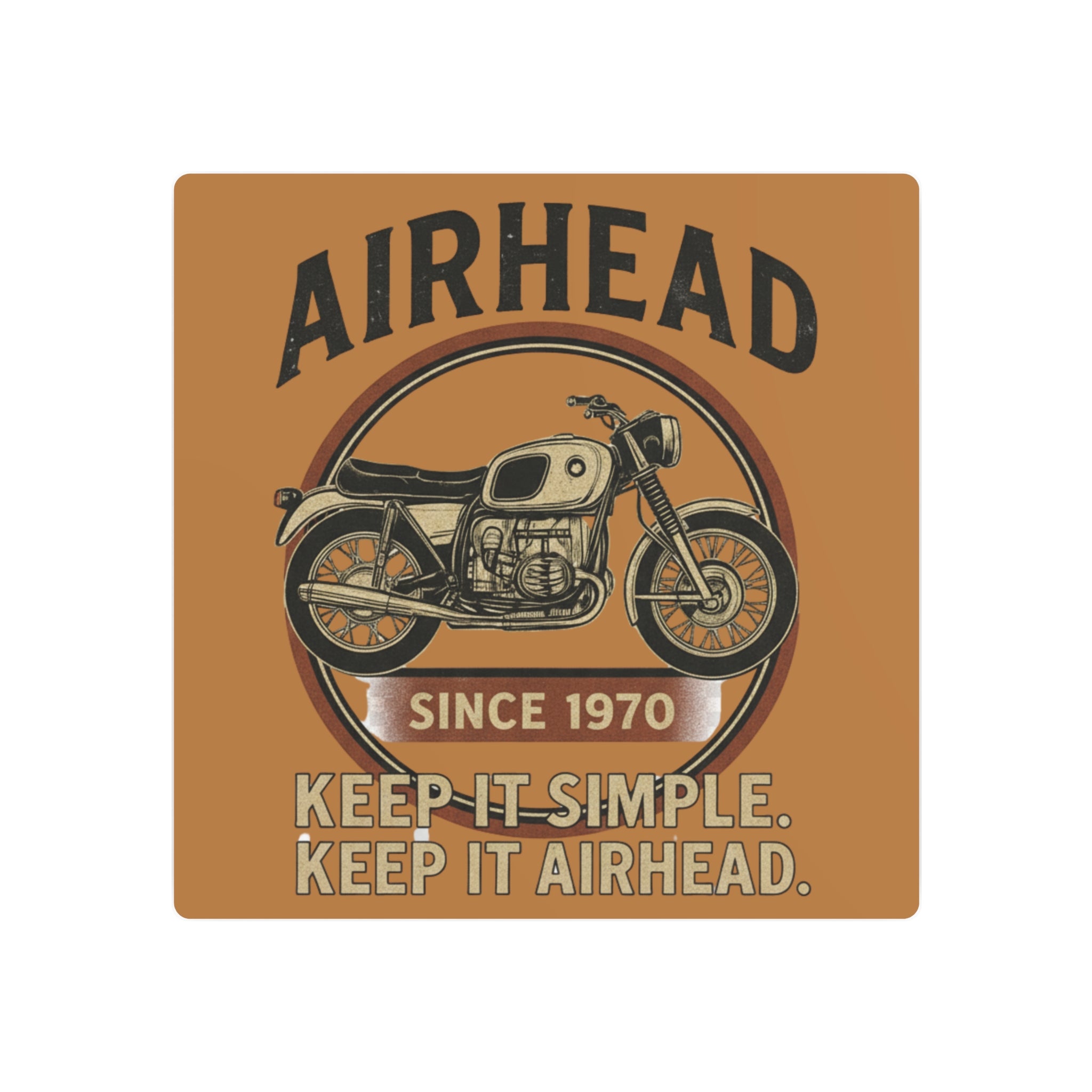 BMW Airhead Motorcycle Metal Art Sign, Wall Decor for Bike Lovers, Garage Decor, Man Cave Art, Gift for Riders
