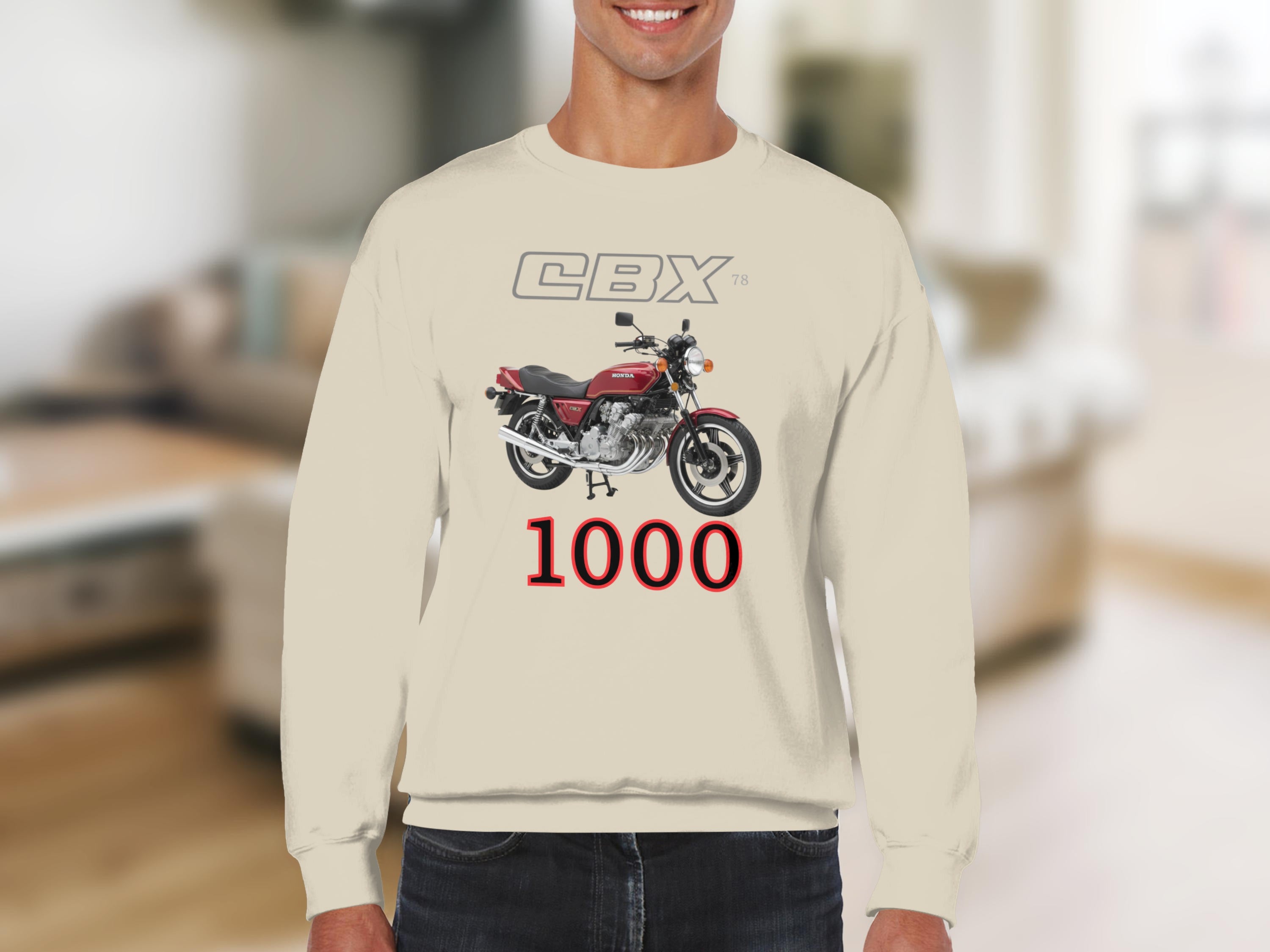 CBX 78 1000 Motorcycle Themed Sweatshirt