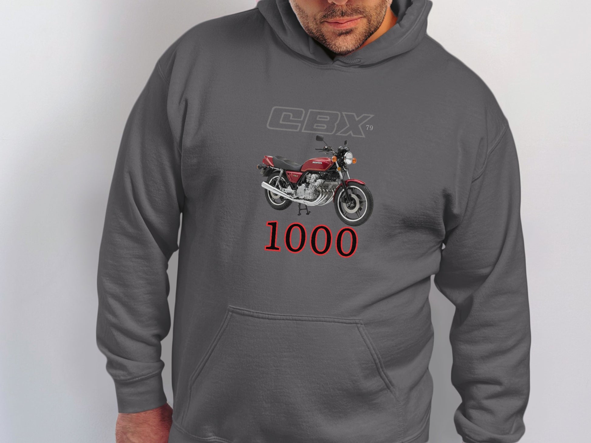 CBX 1000 Motorcycle Graphic Hooded Sweatshirt