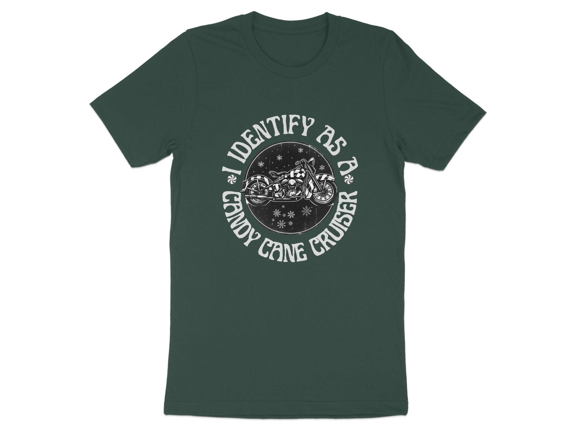 I Identify As A Candy Cane Cruiser Graphic Apparel