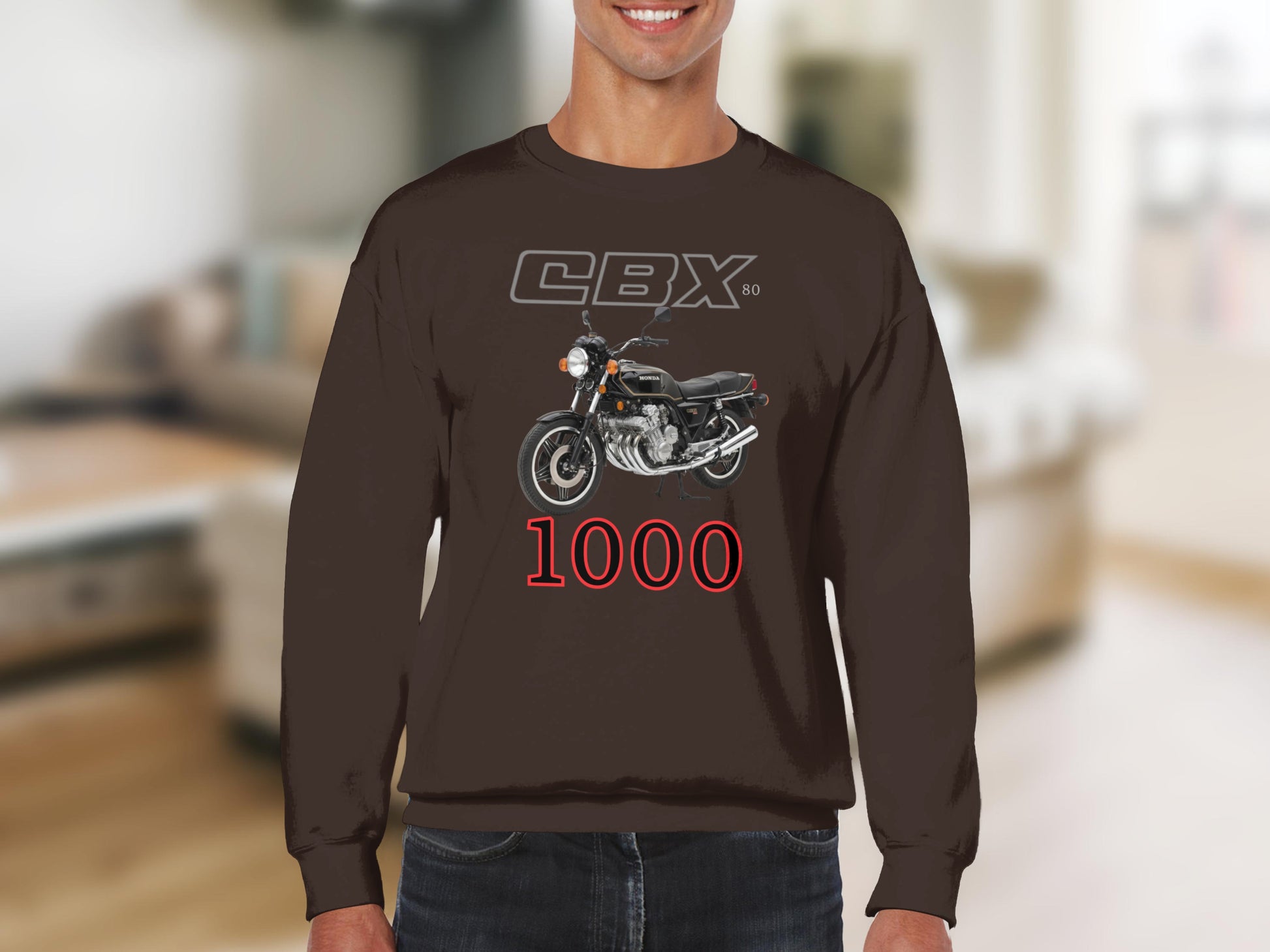 CBX 1000 Motorbike Graphic Long Sleeve Shirt