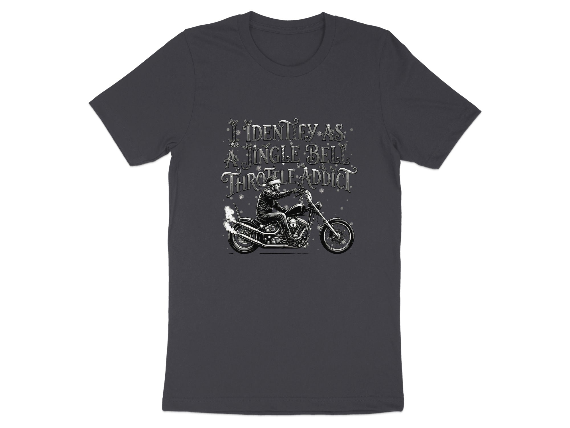 Hidden I Was A Jingle Bell Throttle Addict T-shirt