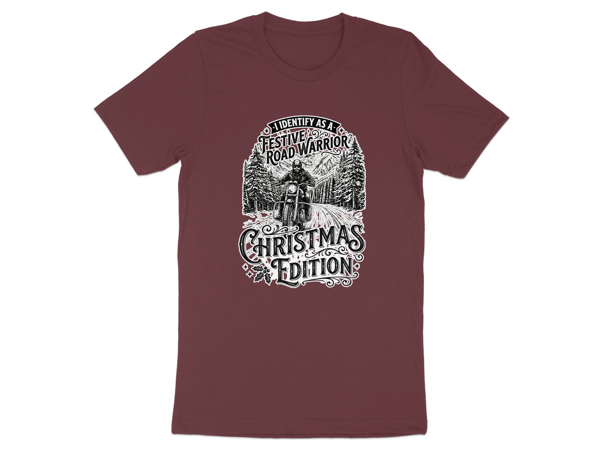 I Identify As A Festive Road Warrior Christmas T-shirt