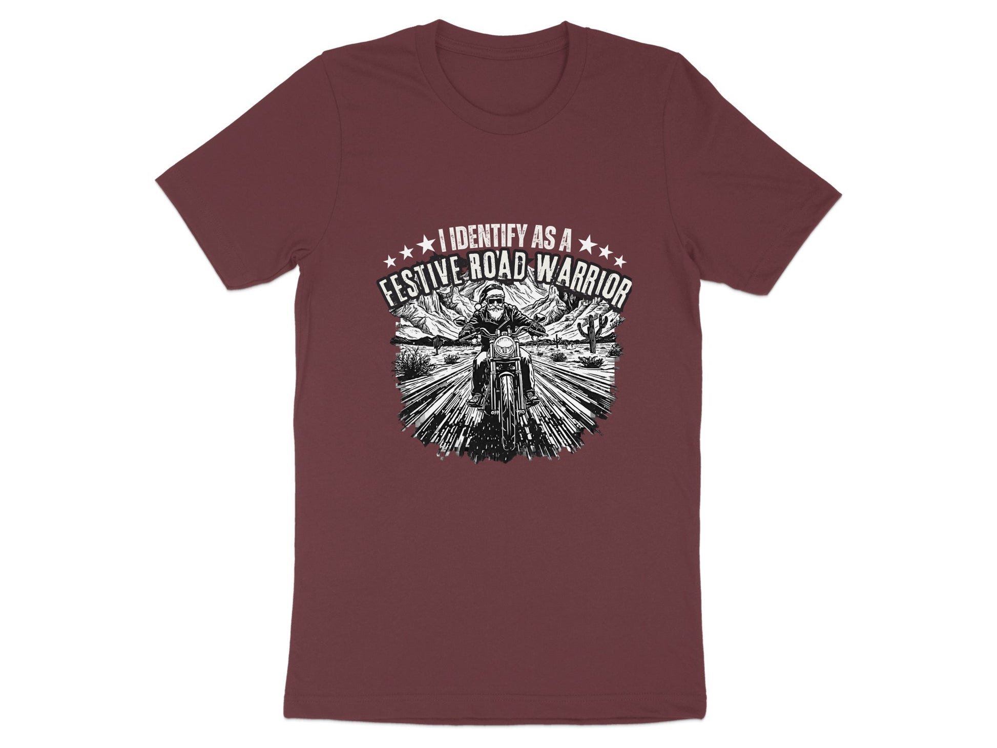Festive Road Warrior I Identify As A Cool T-shirt