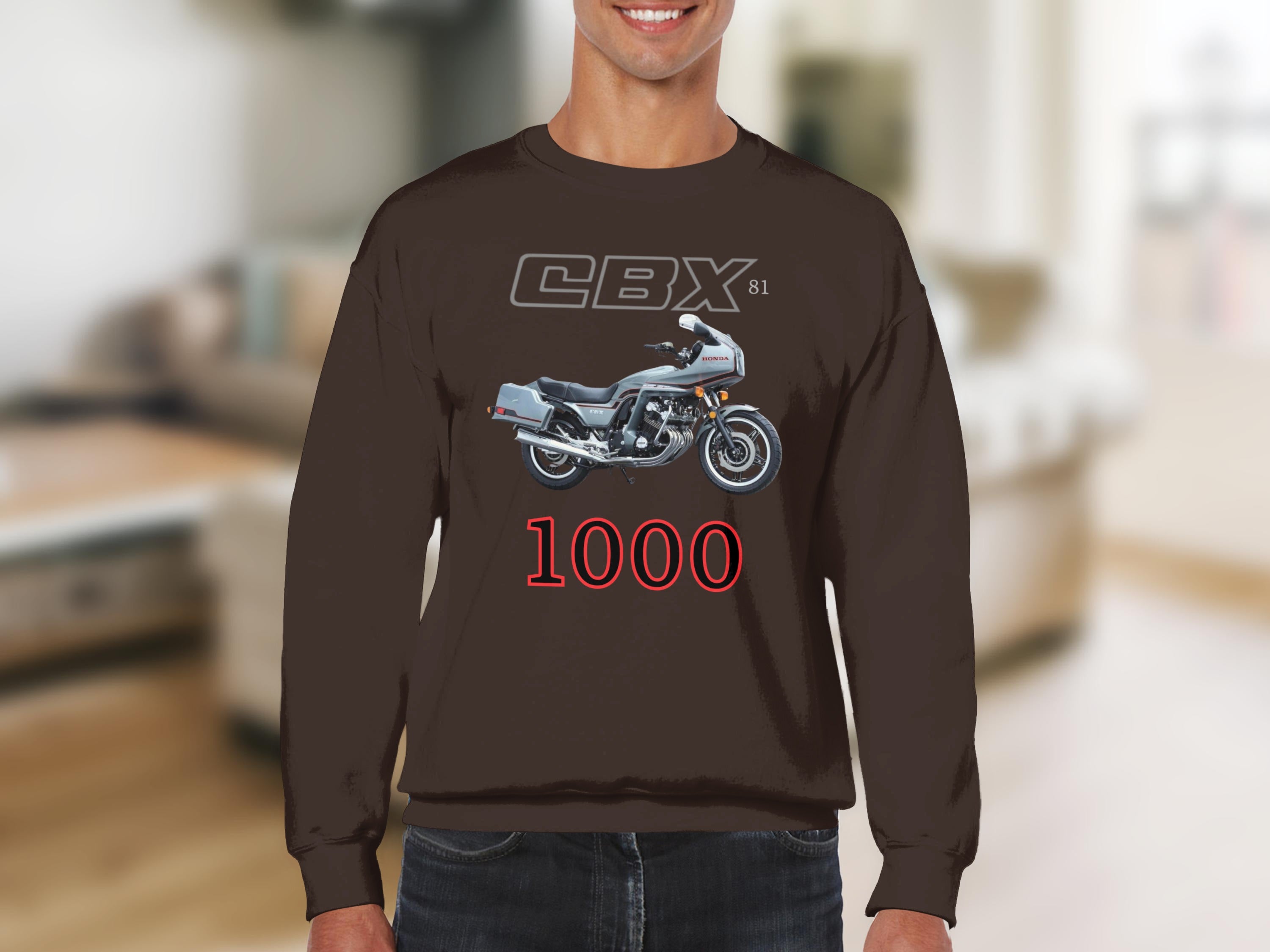 CBX 81 1000 Motorcycle Design Sweatshirt