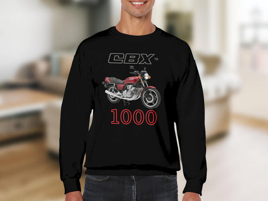 Vintage Style CBX 1000 Motorcycle Sweatshirt