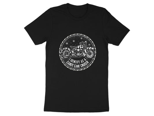 Festive Candy Cane Cruiser Motorcycle Shirt