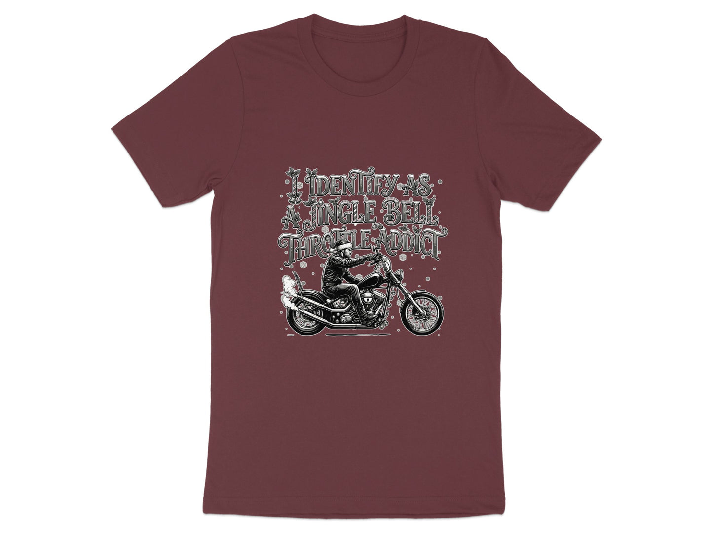 I Identify As A Badass Biker Graphic Tee Product