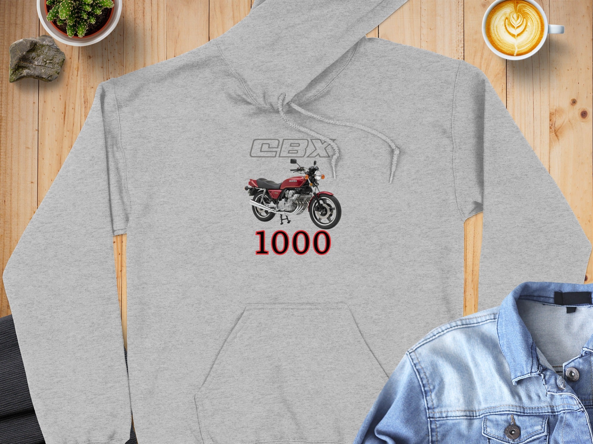 Vintage CBX 1000 Graphic Hoodie for Motorcycle Enthusiasts