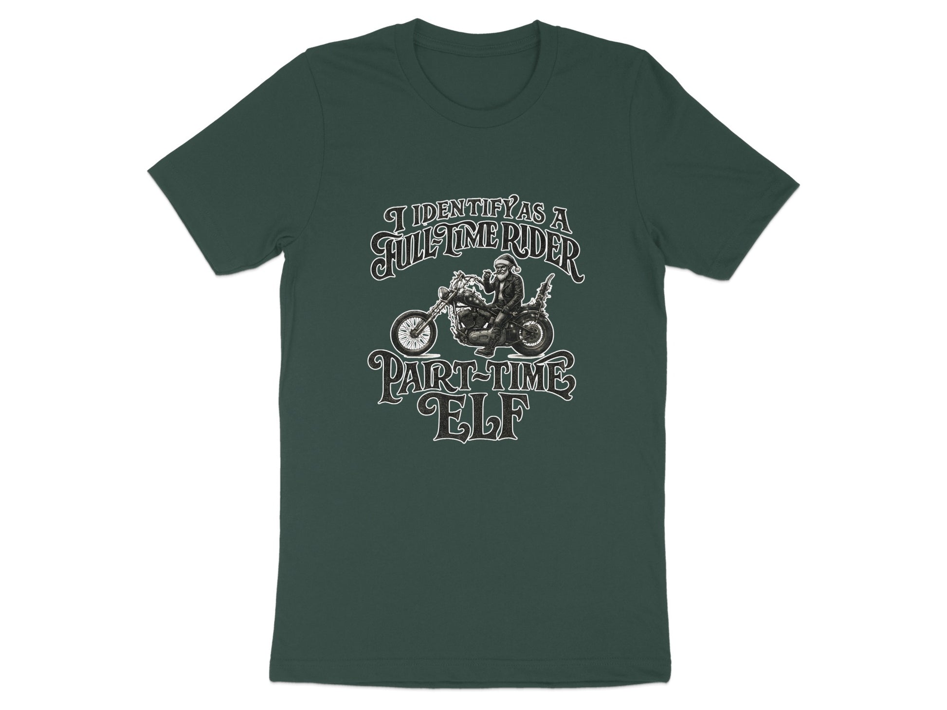 Full-Time Rider Part-Time Elf Graphic Tee