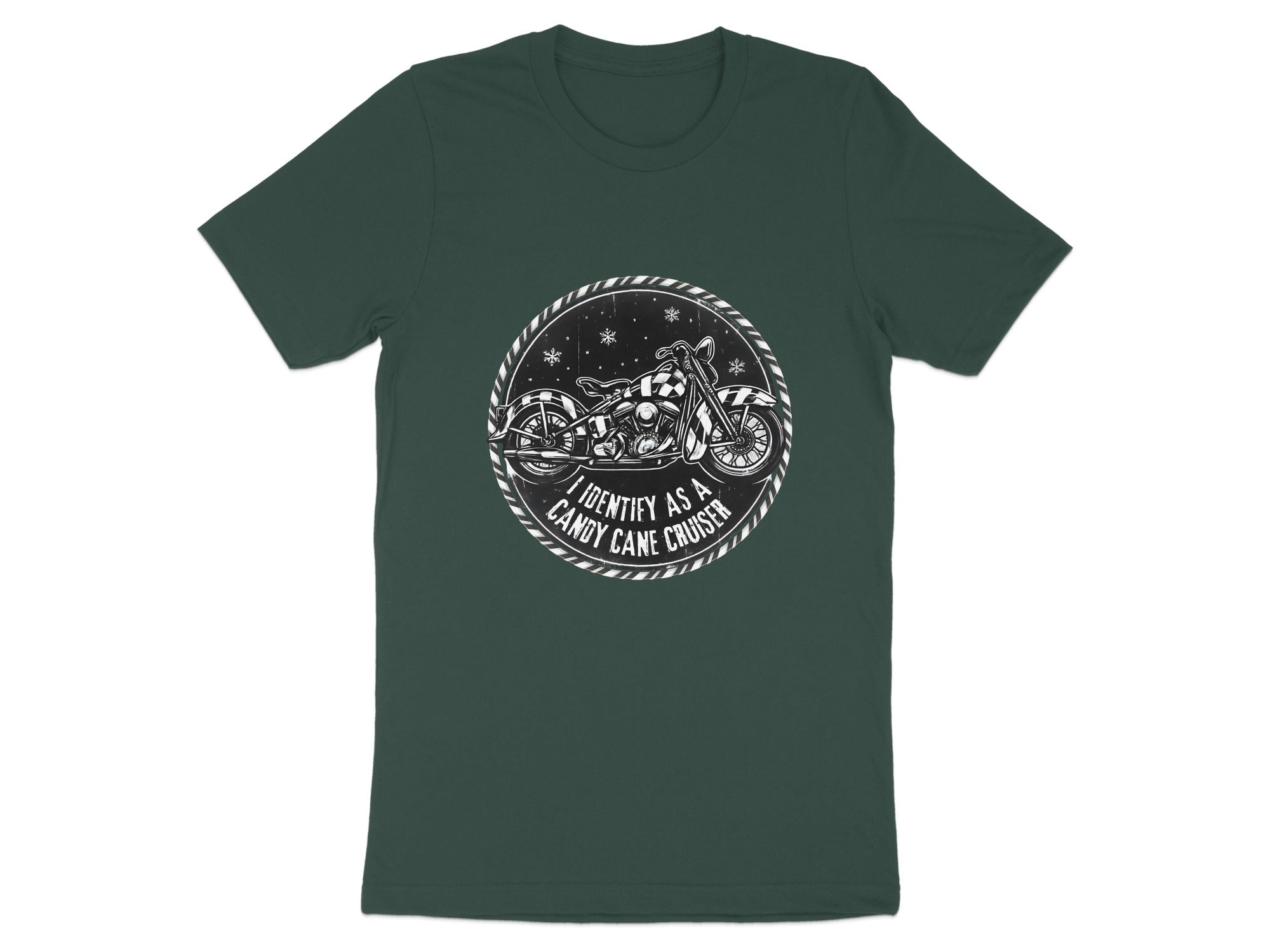Identify as a Candy Cane Cruiser Graphic T-Shirt