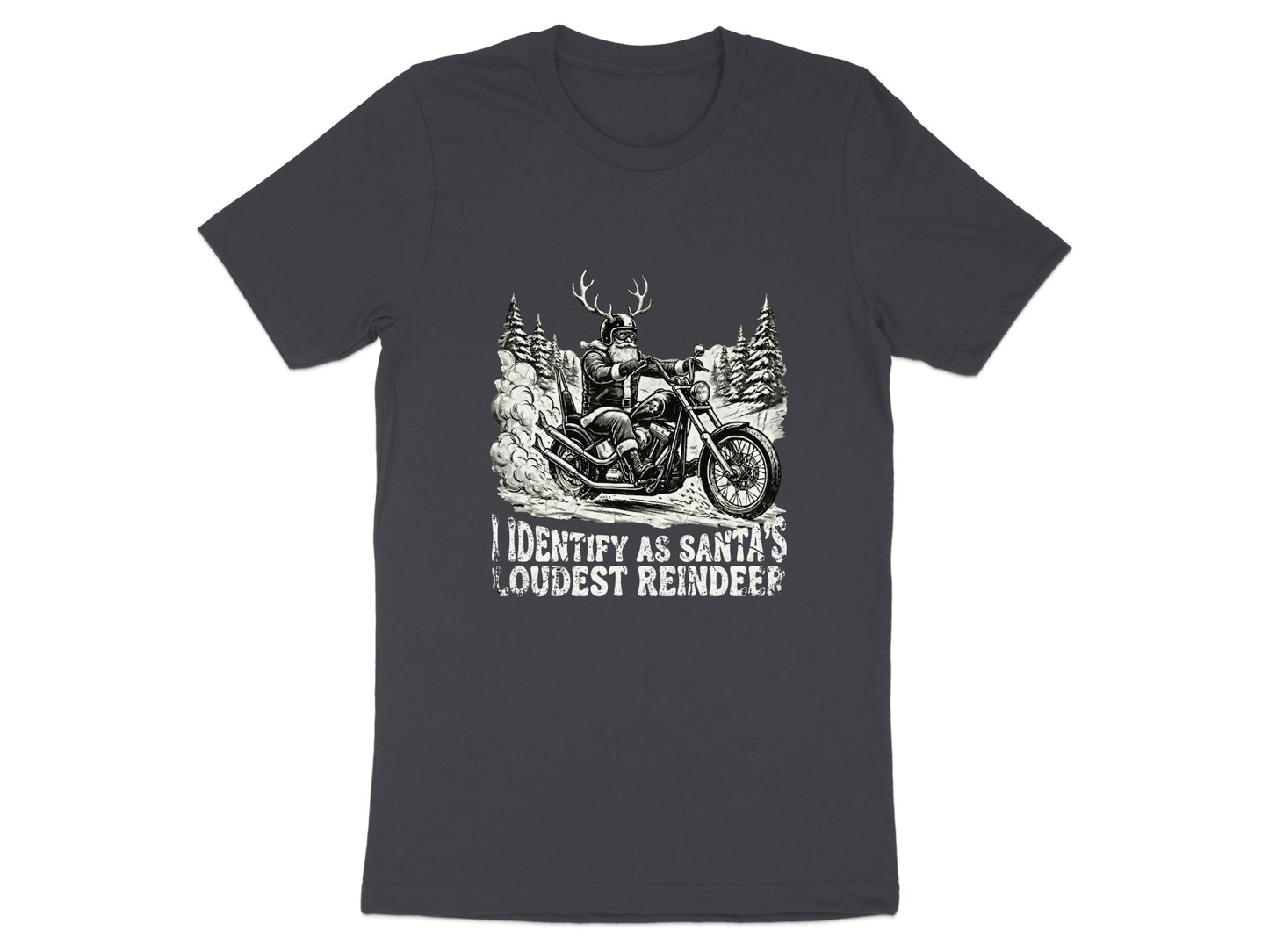 I Identify as Santa's Loudest Reindeer Funny Shirt