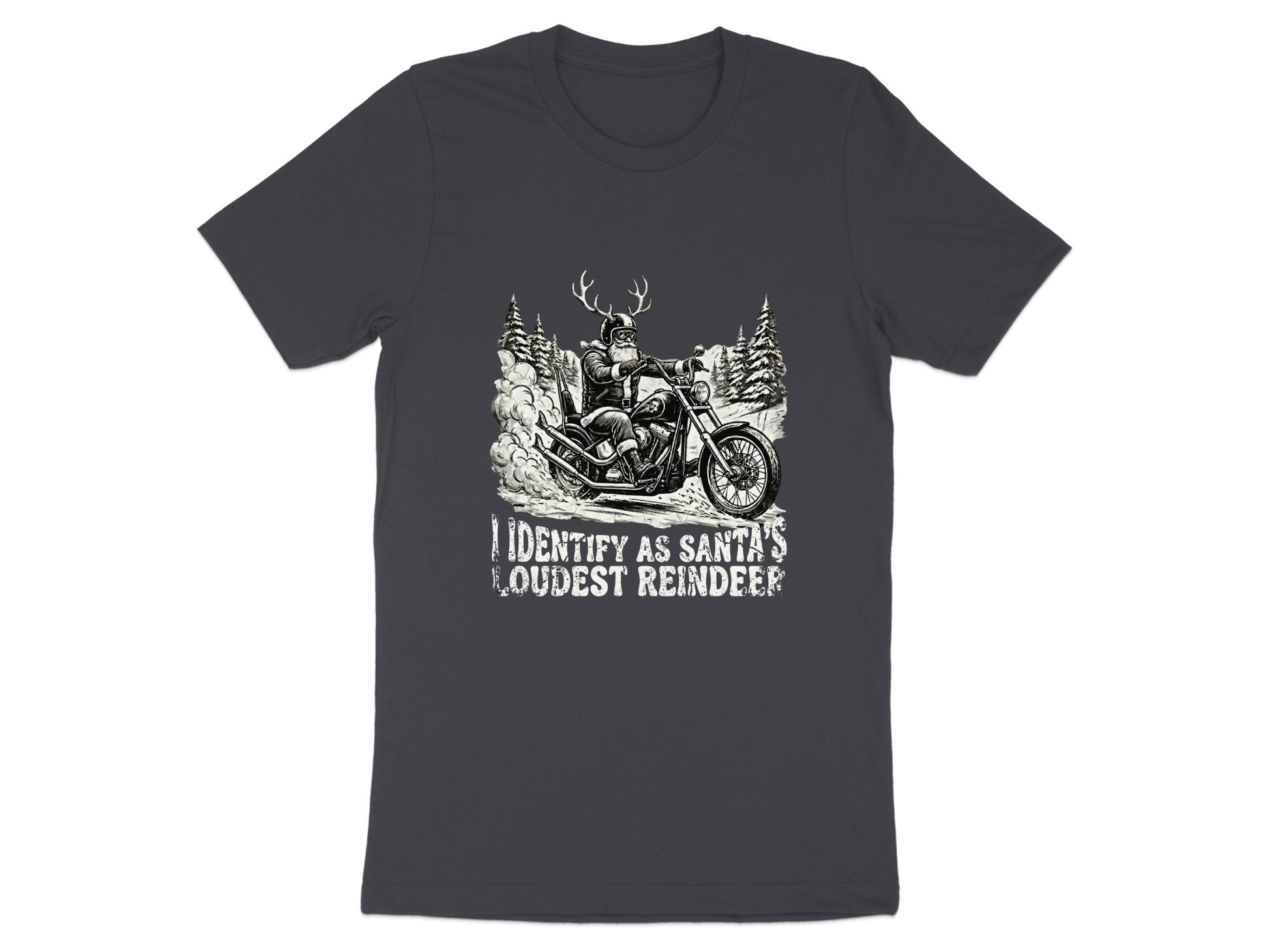 I Identify as Santa's Loudest Reindeer Funny Shirt