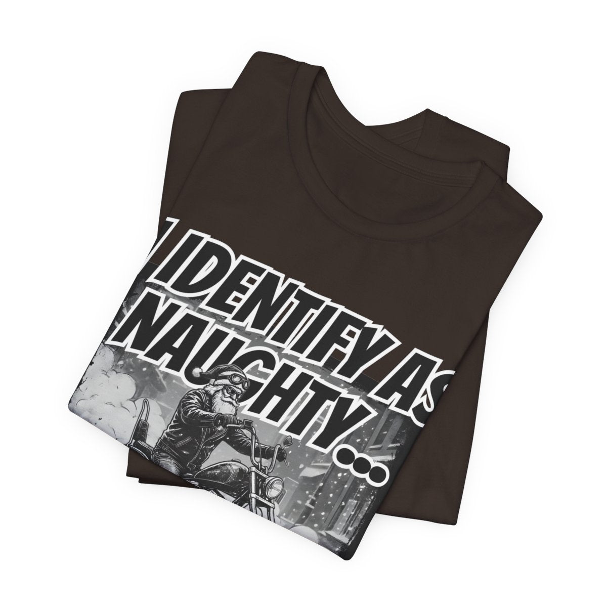 Identify As Naughty Graphic T-Shirt