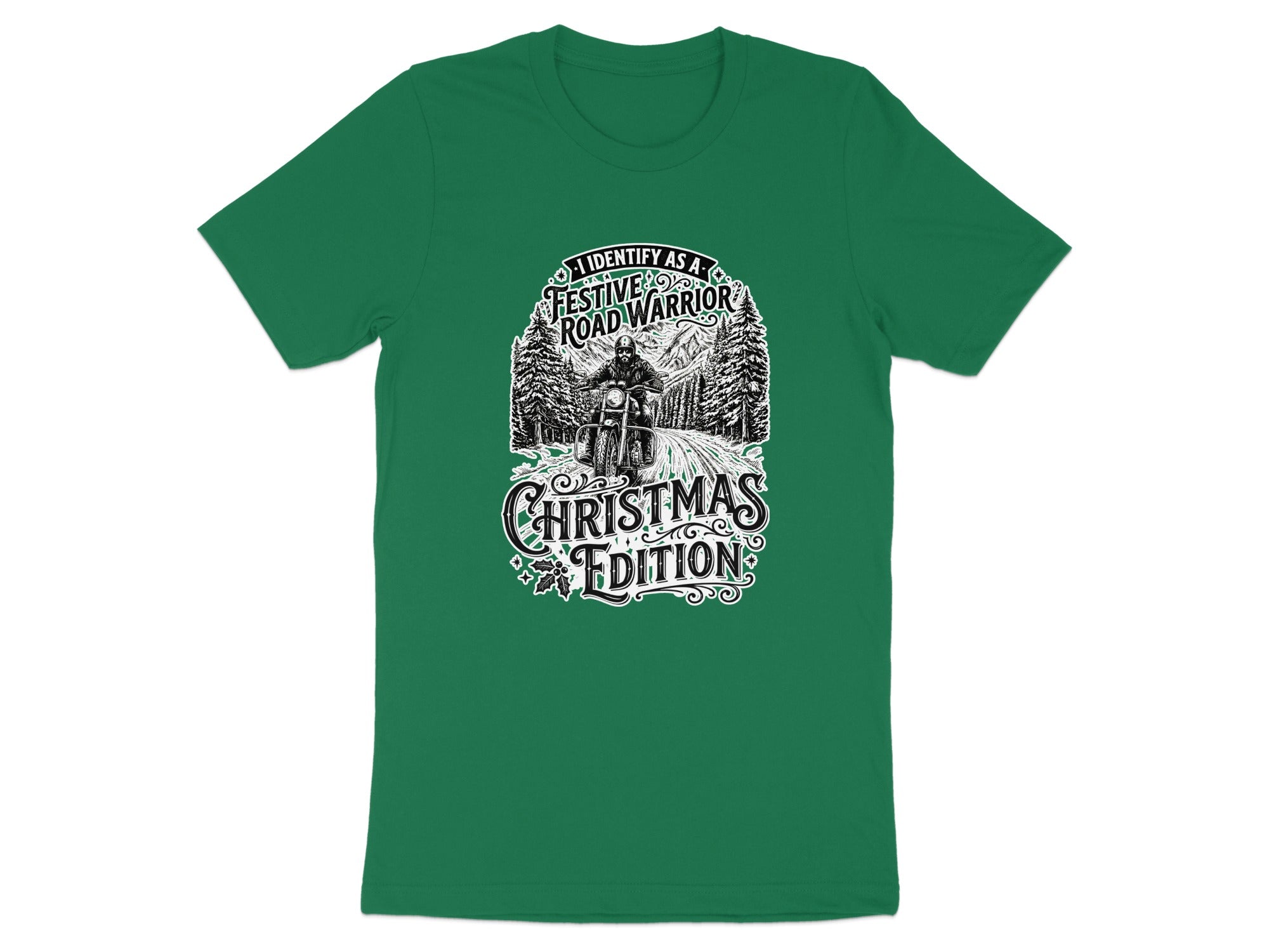 I Identify As A Festive Road Warrior Christmas Edition Shirt