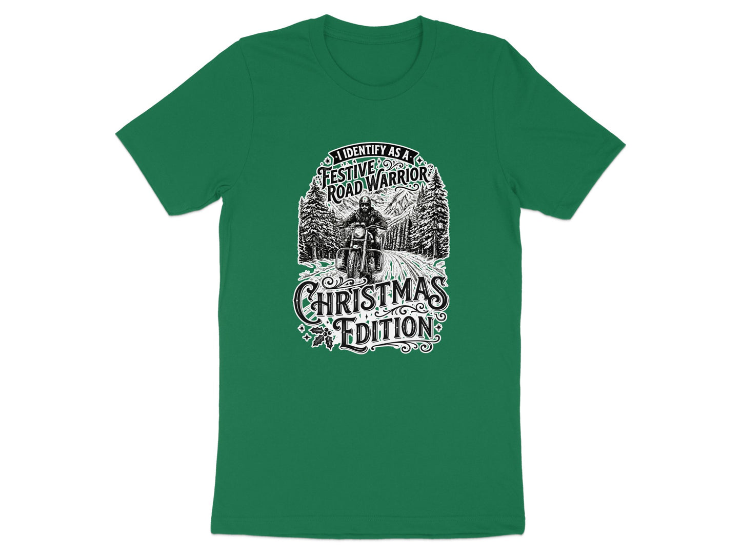 I Identify As A Festive Road Warrior Christmas Edition Shirt