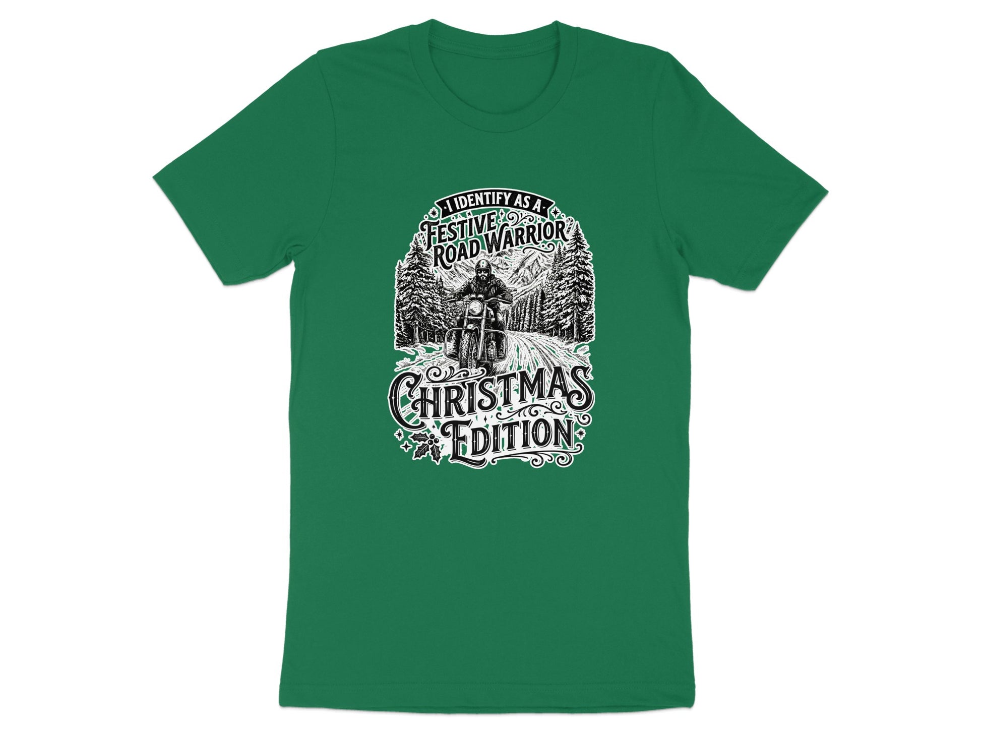 I Identify As A Festive Road Warrior Christmas Edition Shirt