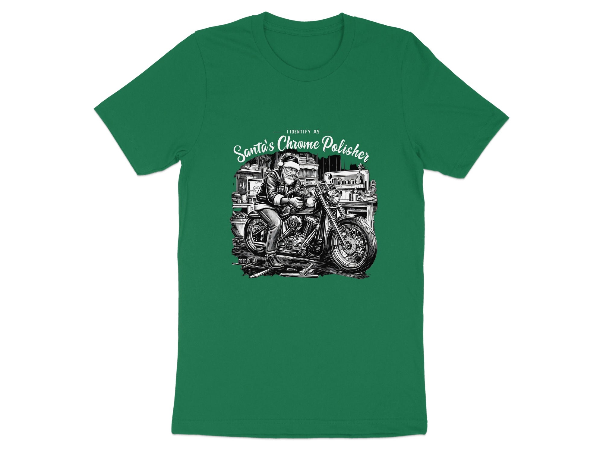 Funny Santa's Chrome Polisher Graphic Tee