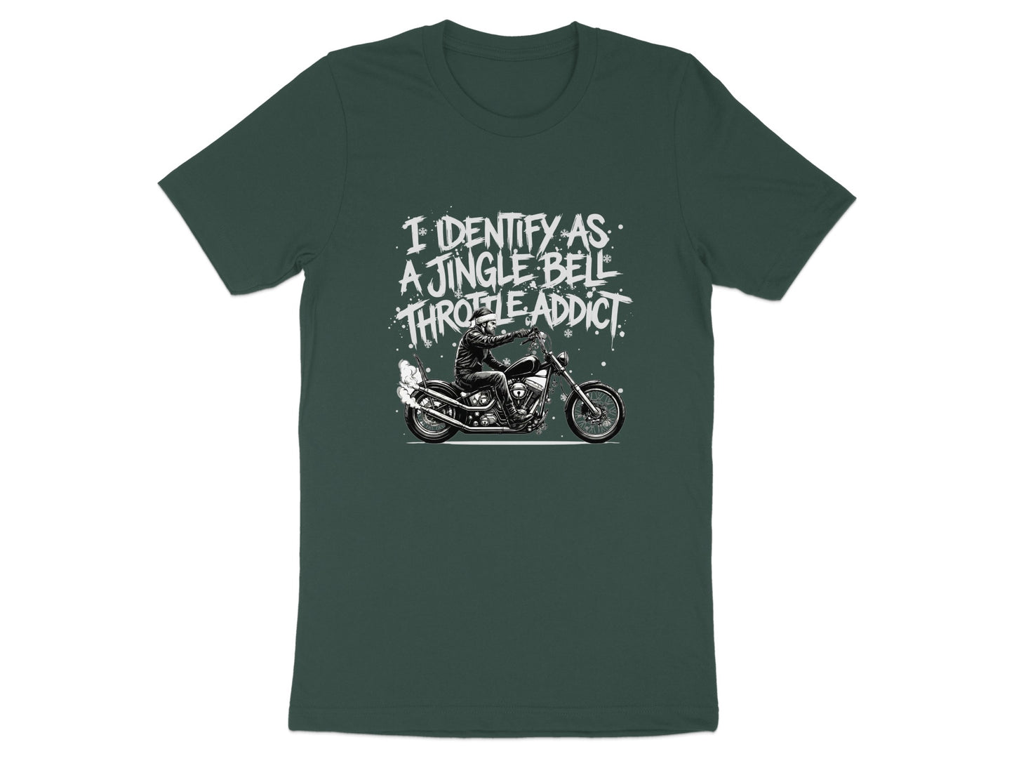 I Identify As A Jingle Bell Throttle Addict T-Shirt