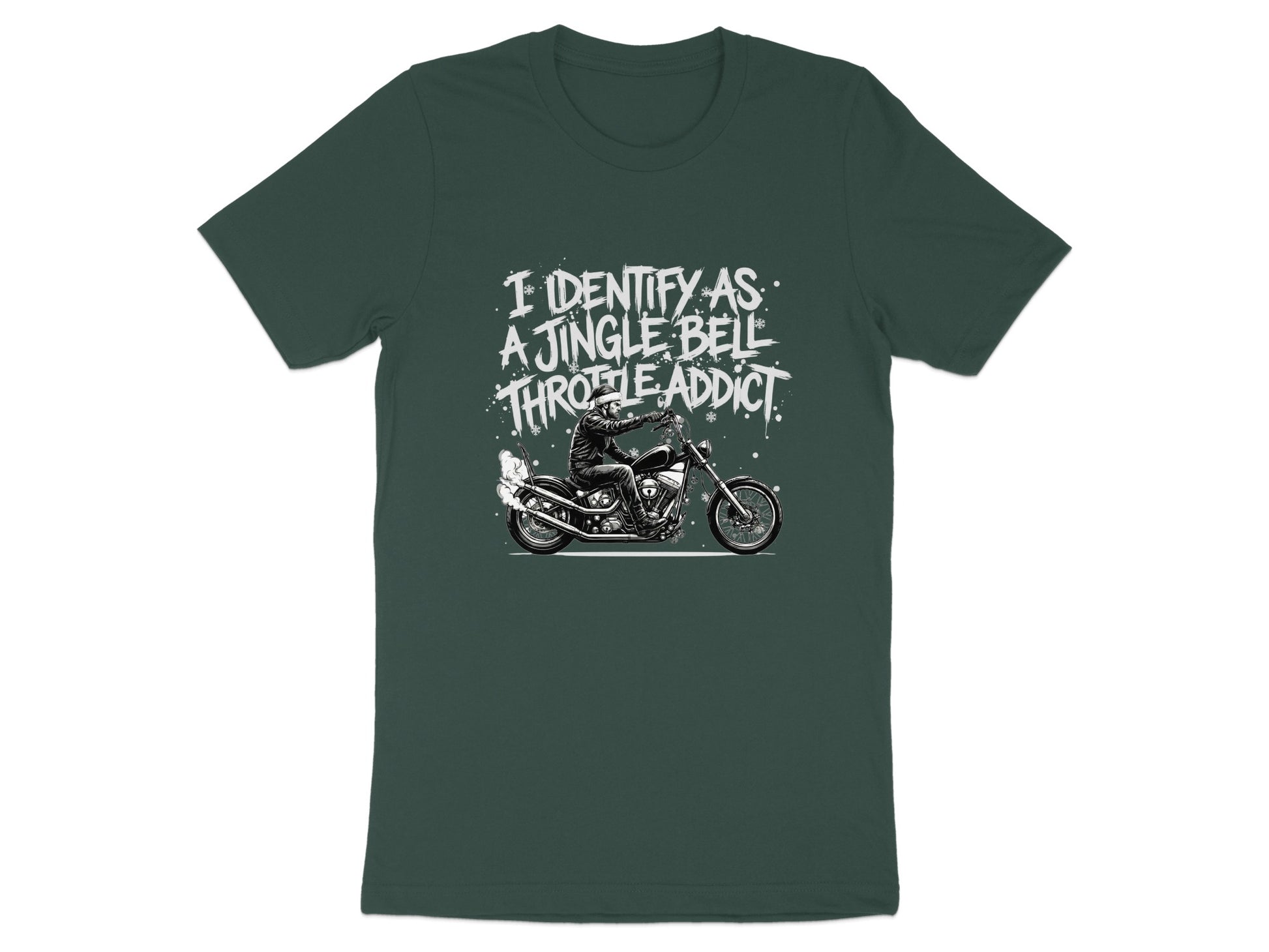 I Identify As A Jingle Bell Throttle Addict T-Shirt