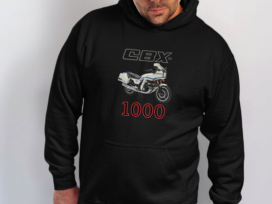 Vintage Motorcycle CBX 1000 Hooded Sweatshirt Product