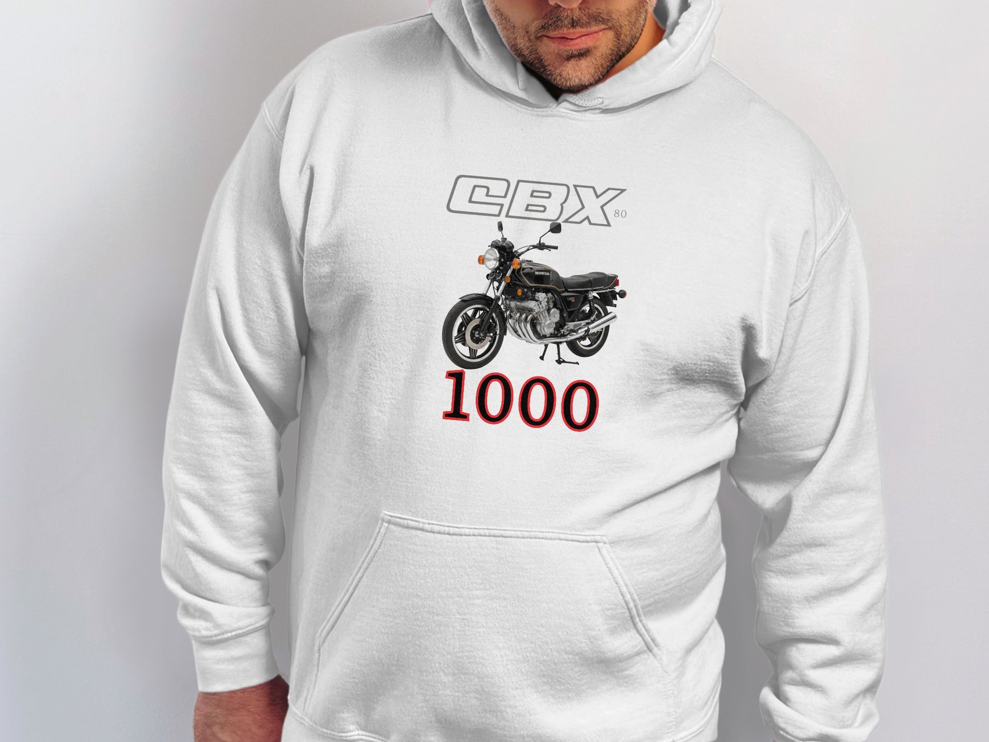 Vintage Style Motorcycle Printed Hoodie
