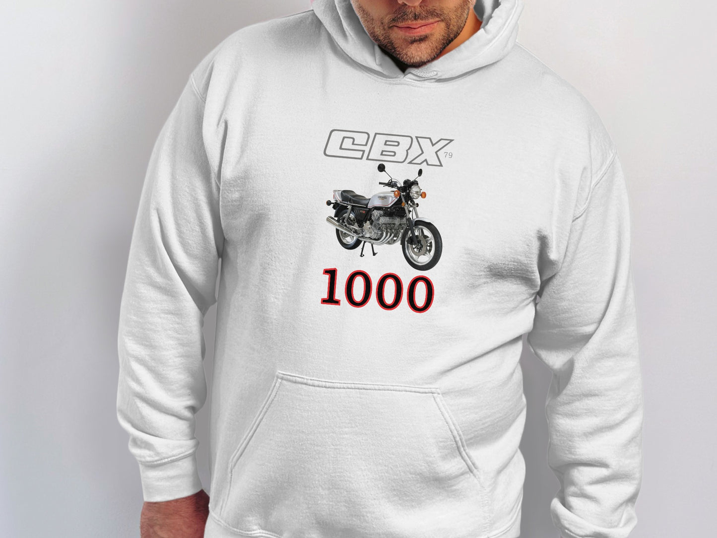 Vintage CBX 79 1000 Motorcycle Hoodie for Enthusiasts