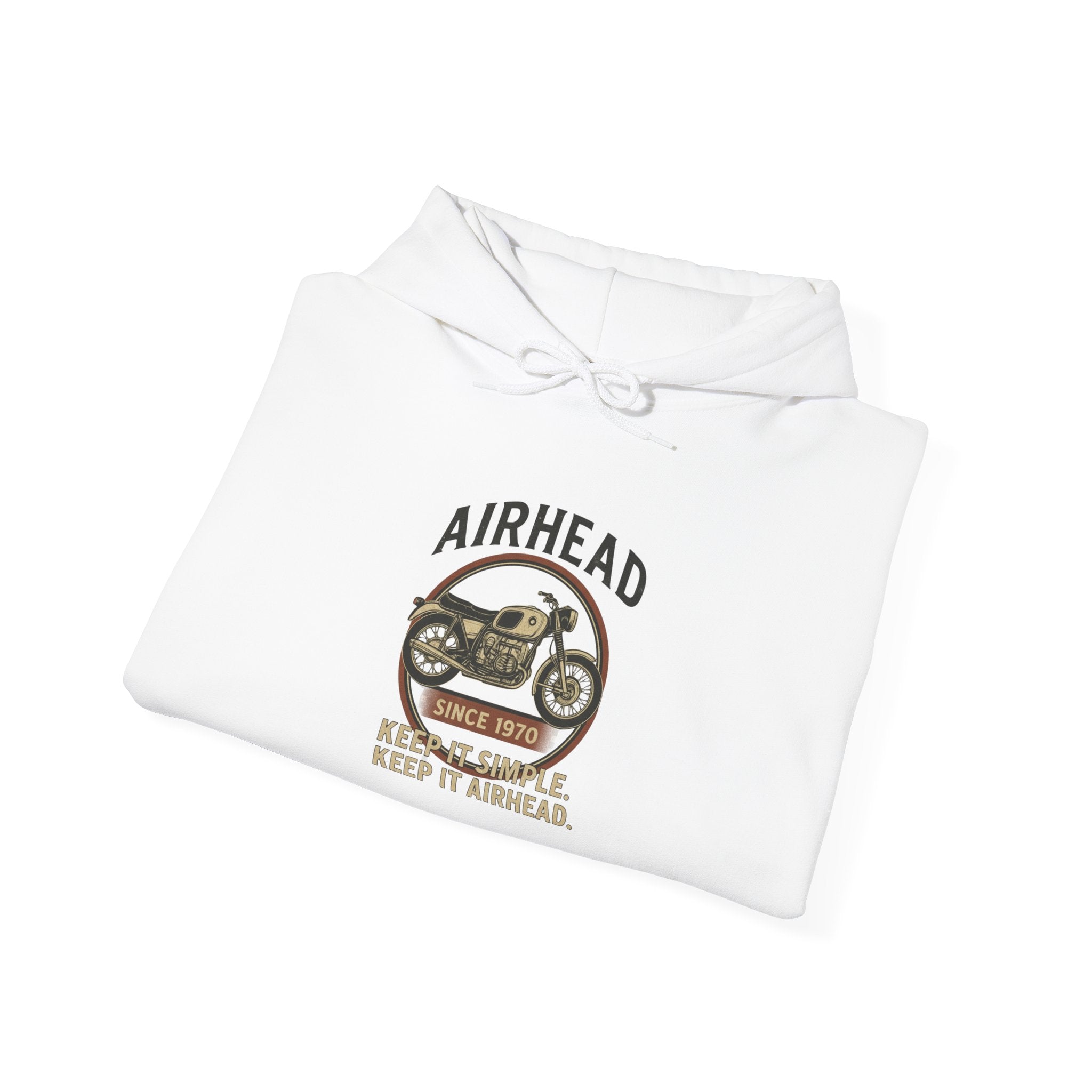 BMW Airhead Motorcycle Sweatshirt | Unisex Heavy Blend™ Hoodie, Airhead Design, Perfect Gift for Bikers, Cozy Casual Wear