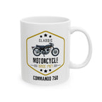 Norton Commando 750, Classic Motorbike Club, Norton Commando Mug, Norton Mug, Norton Bikes, Norton Commando Mug, Ceramic Mug, Norton Mug11oz