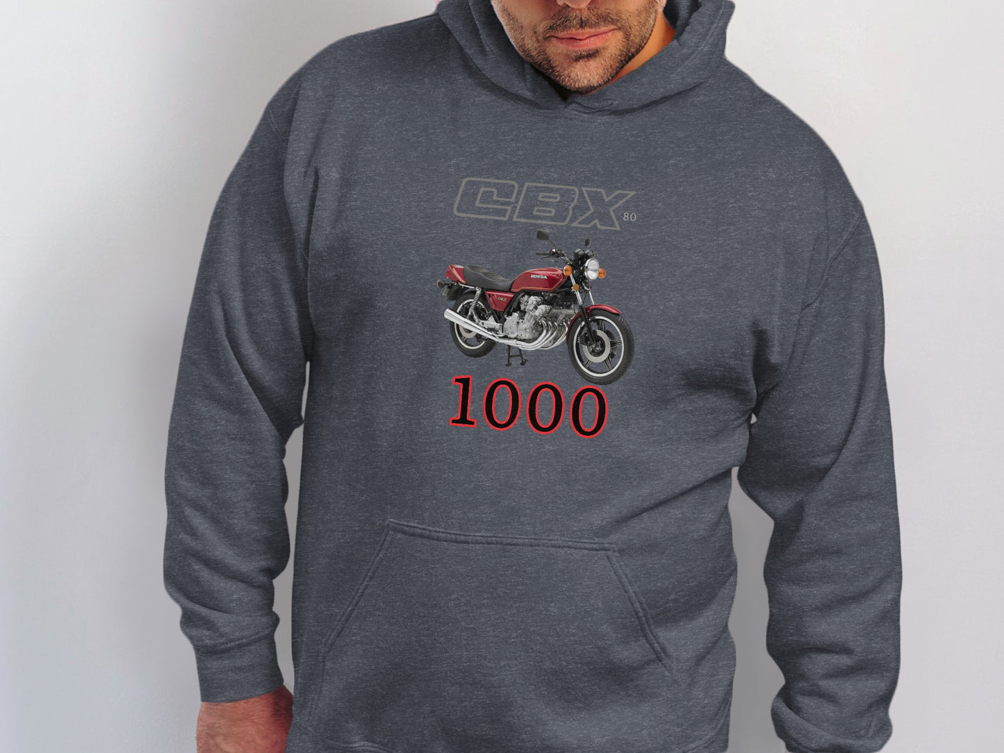 Vintage CBX 1000 Motorcycle Graphic Hoodie