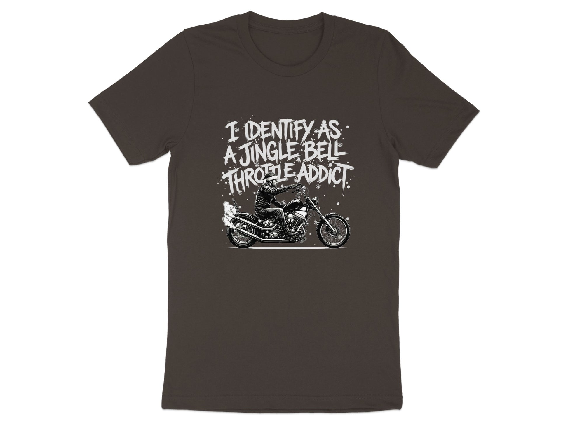 I Identify As A Jingle Bell Throttle Addict T-shirt