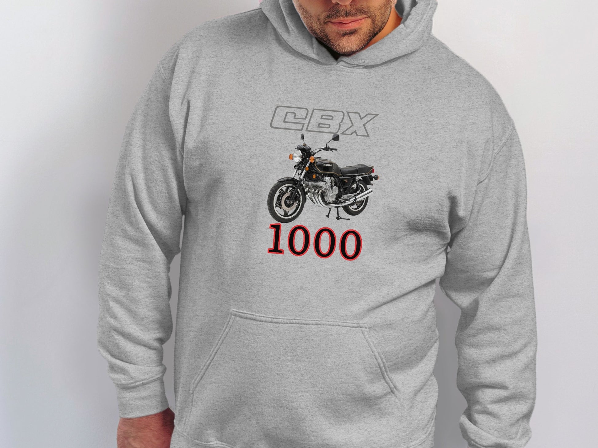 Vintage Motorcycle CBX 1000 Graphic Hoodie product