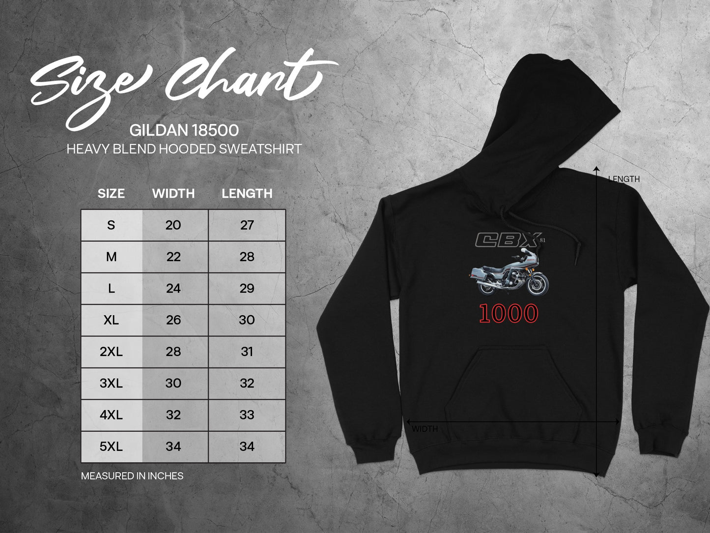 Stylish CBX 1000 Motorbike Printed Hoodie