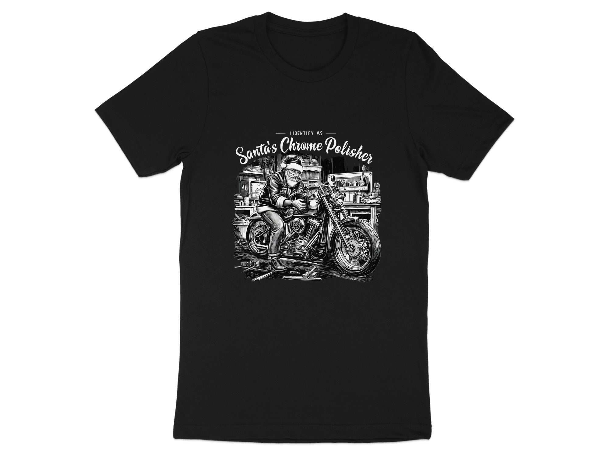 Honorary Santa's Chrome Polisher Motorcycle T-shirt