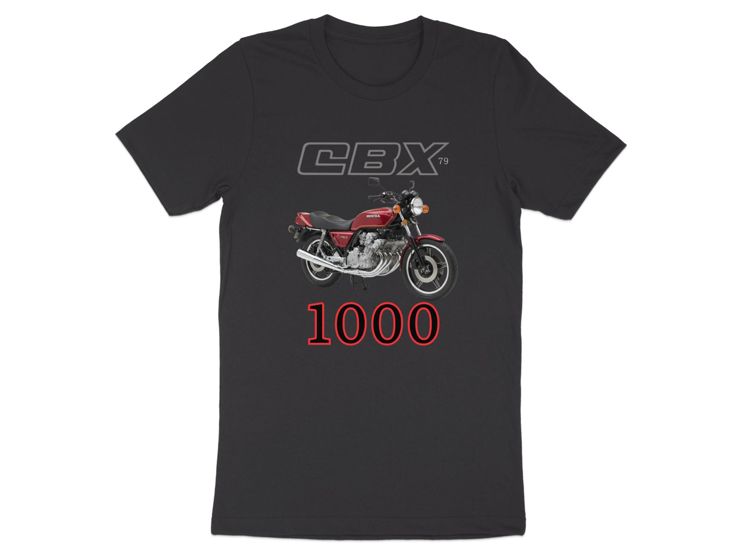Vintage Inspired Graphic Motorcycle CBX79 T-Shirt
