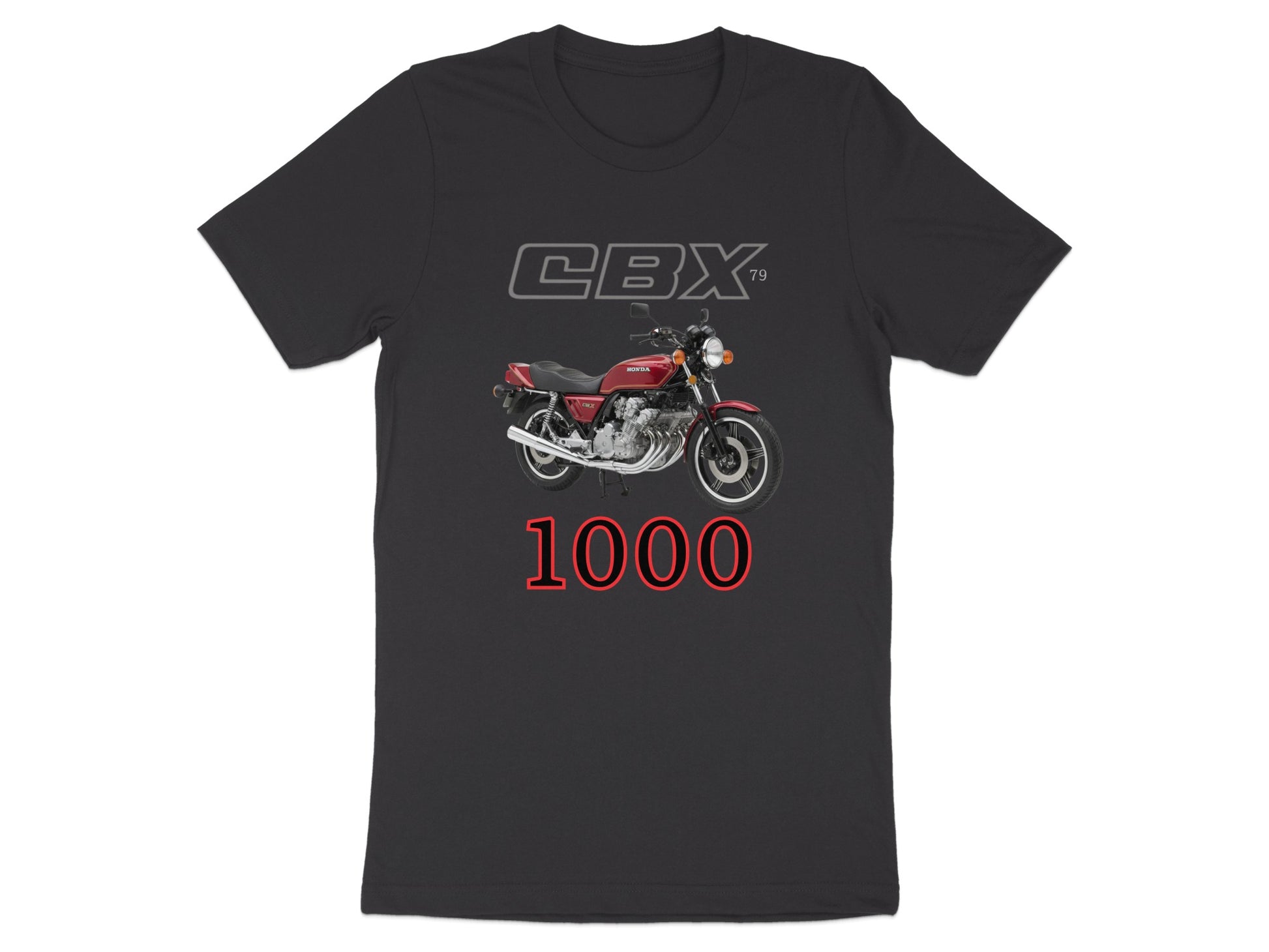 Vintage Inspired Graphic Motorcycle CBX79 T-Shirt