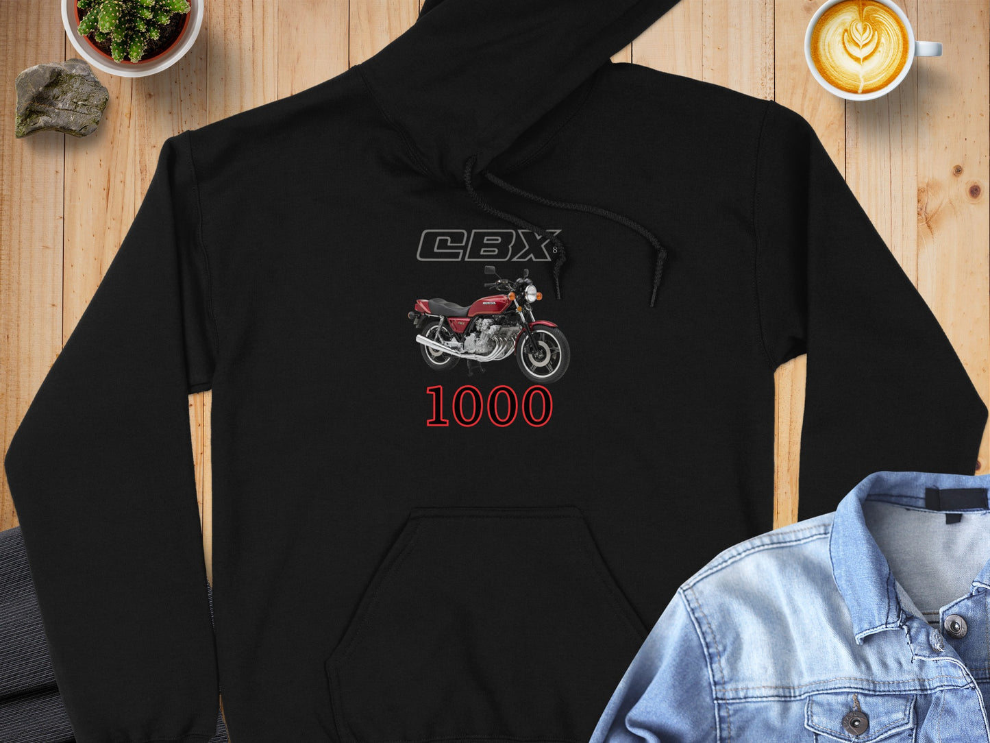 Vintage Motorcycle CBX 1000 Graphic Hoodie