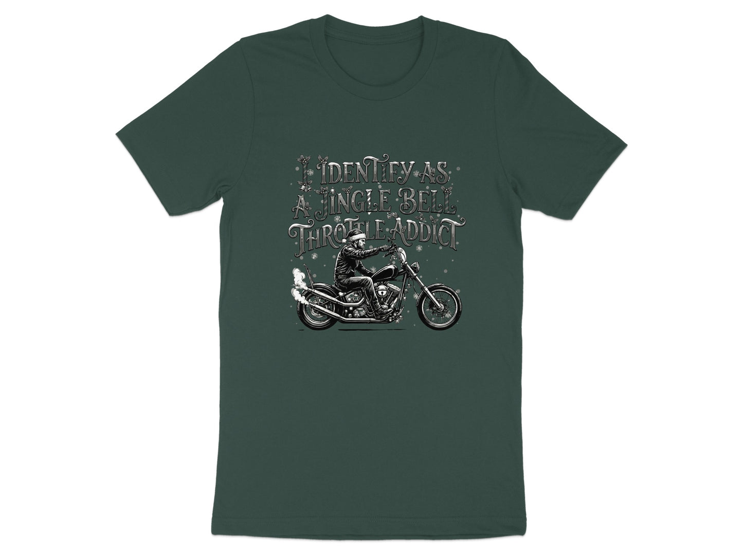 Identify As A Jingle Bell Throttle Addict Shirt