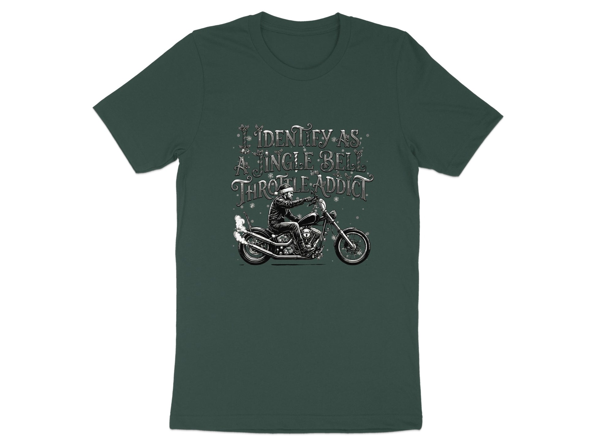 Identify As A Jingle Bell Throttle Addict Shirt